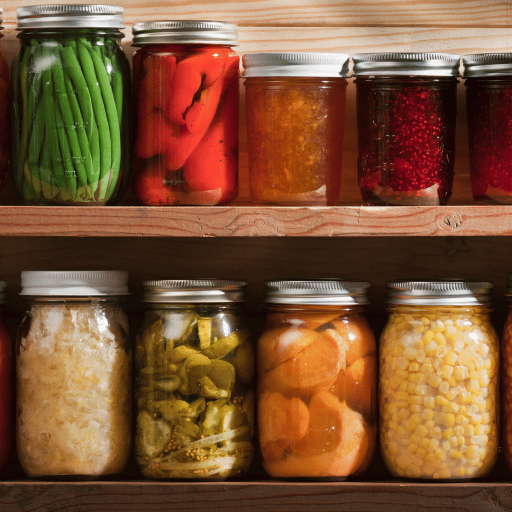Pantry Pressure Canned Food