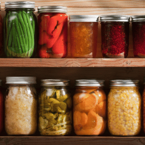 Pantry Pressure Canned Food