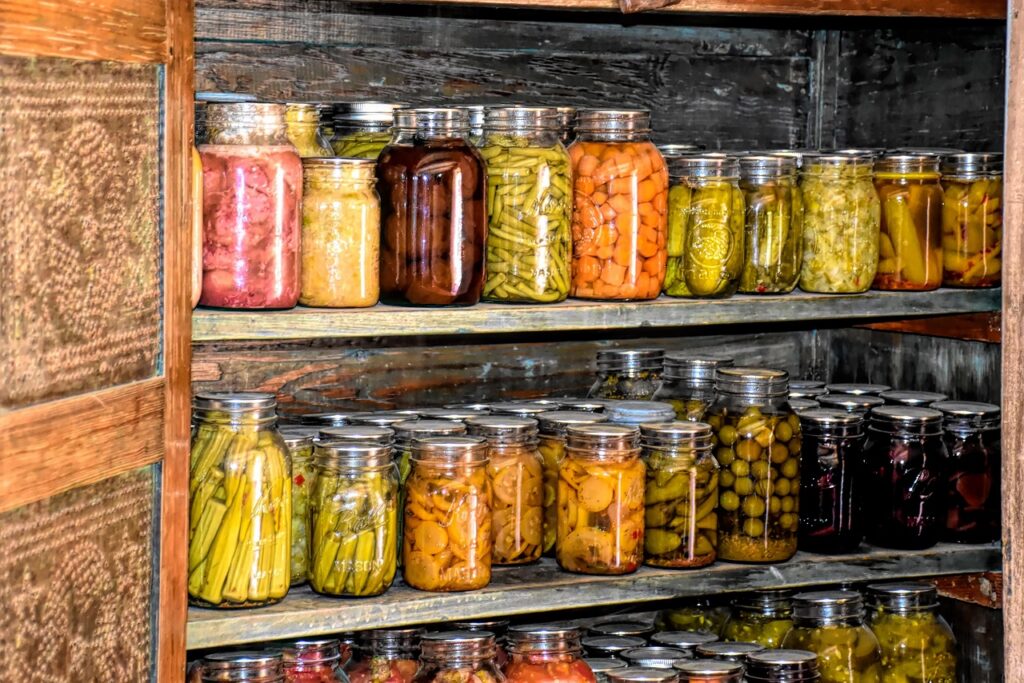 Pressure Canning Pantry
